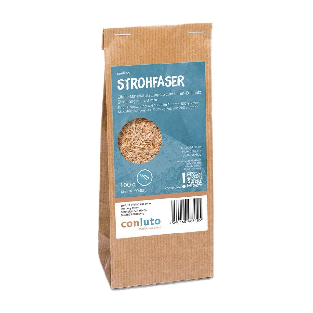 Naturbaustoffladen | Naturfarben Freiburg _ conluto Effekt - Material Strohfaser