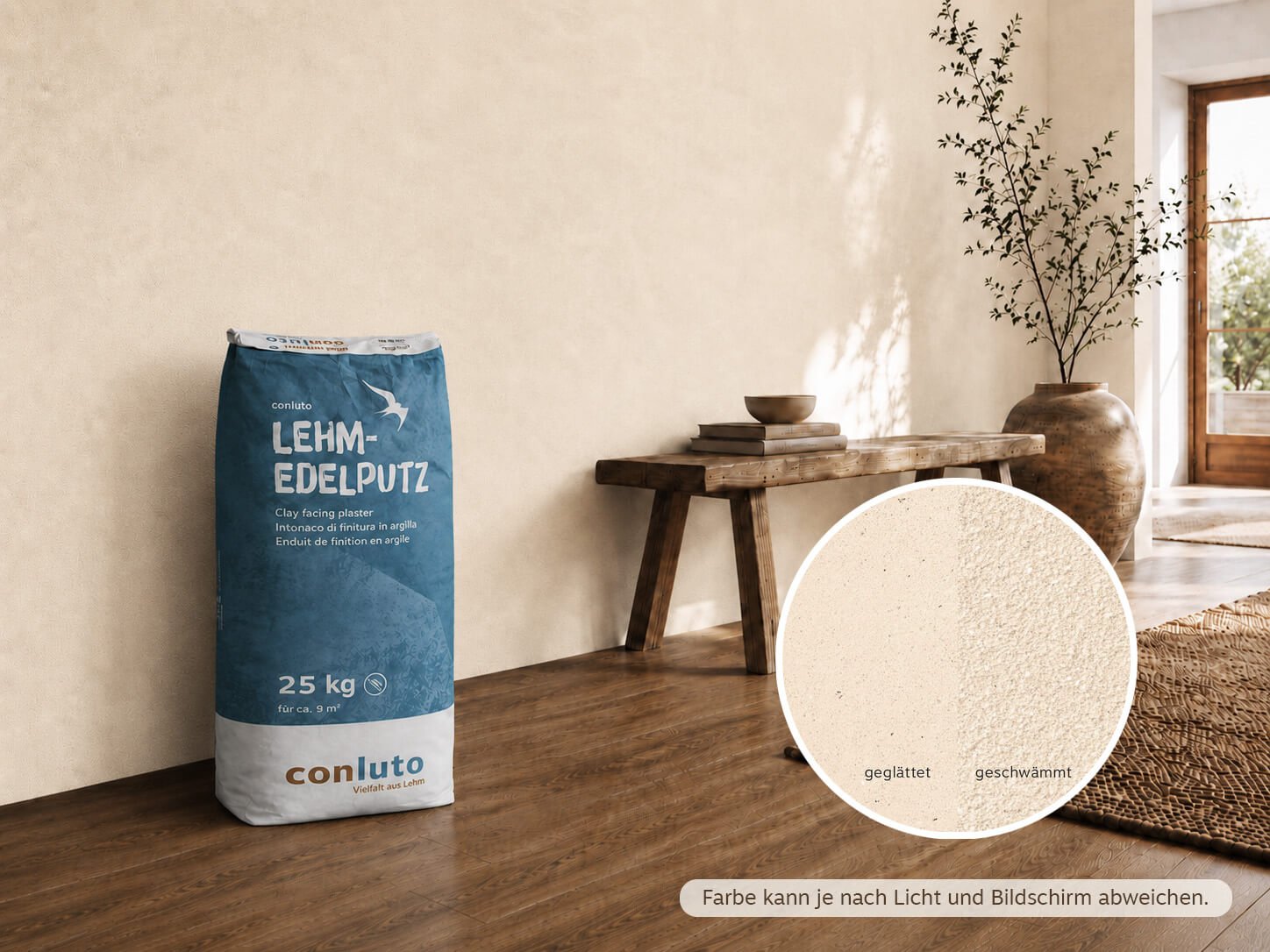Naturbaustoffladen | Naturfarben Freiburg _ conluto Lehm-Edelputz