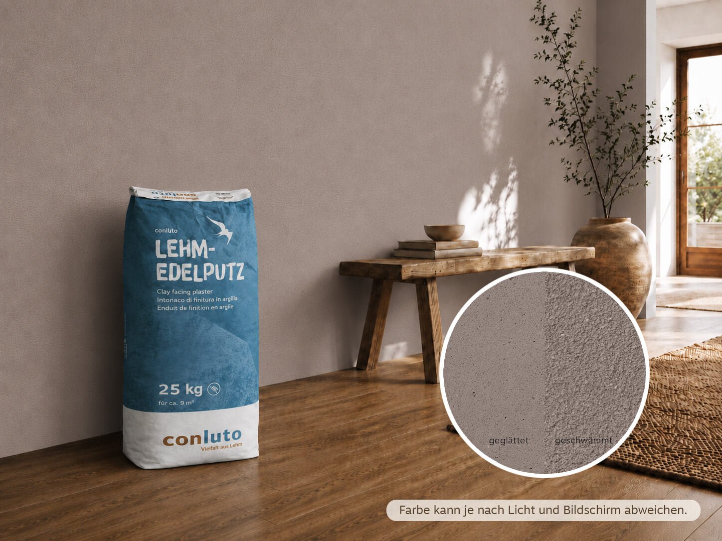 Naturbaustoffladen | Naturfarben Freiburg _ conluto Lehm-Edelputz