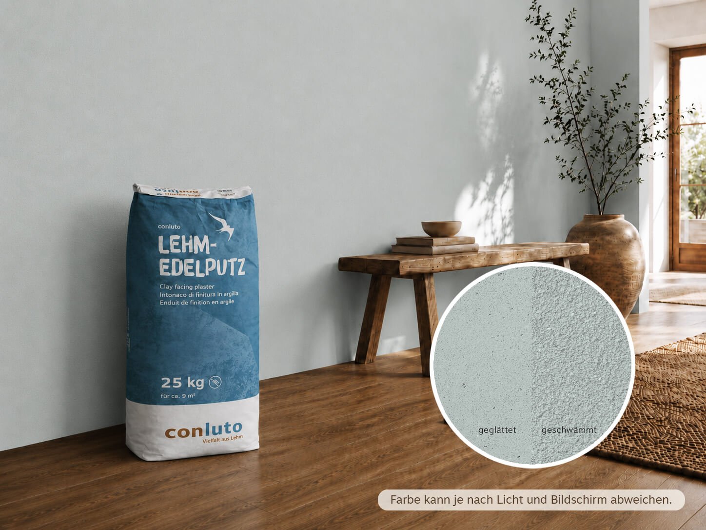 Naturbaustoffladen | Naturfarben Freiburg _ conluto Lehm-Edelputz