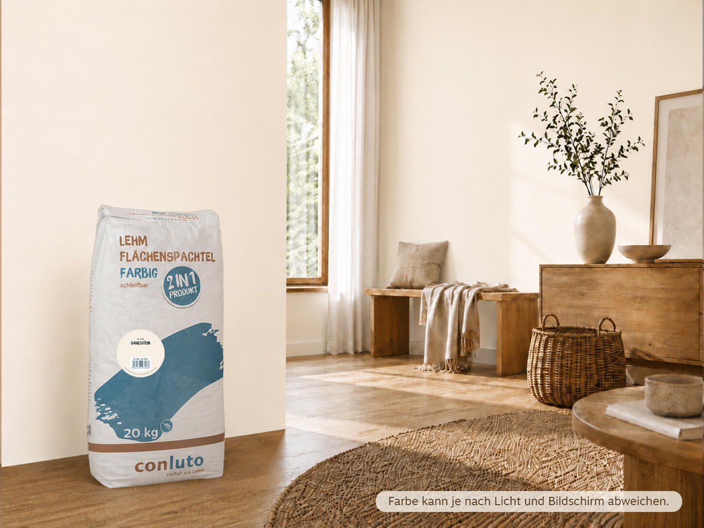 Naturbaustoffladen | Naturfarben Freiburg _ conluto Lehm Flächenspachtel farbig