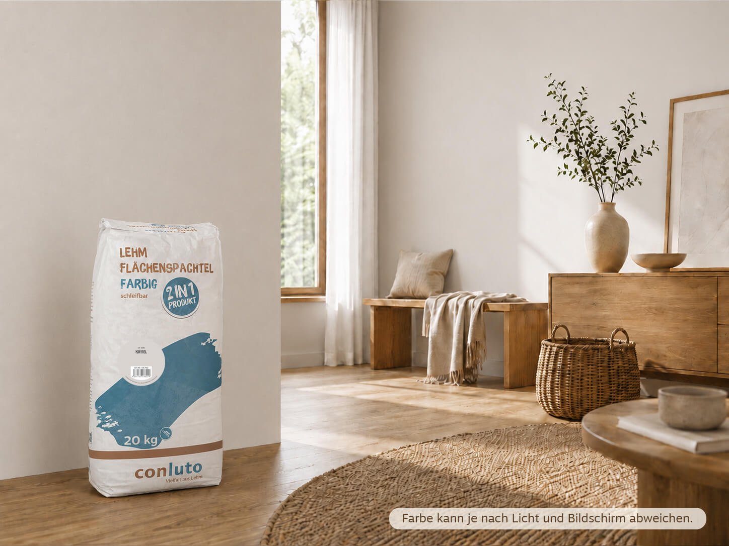Naturbaustoffladen | Naturfarben Freiburg _ conluto Lehm Flächenspachtel farbig