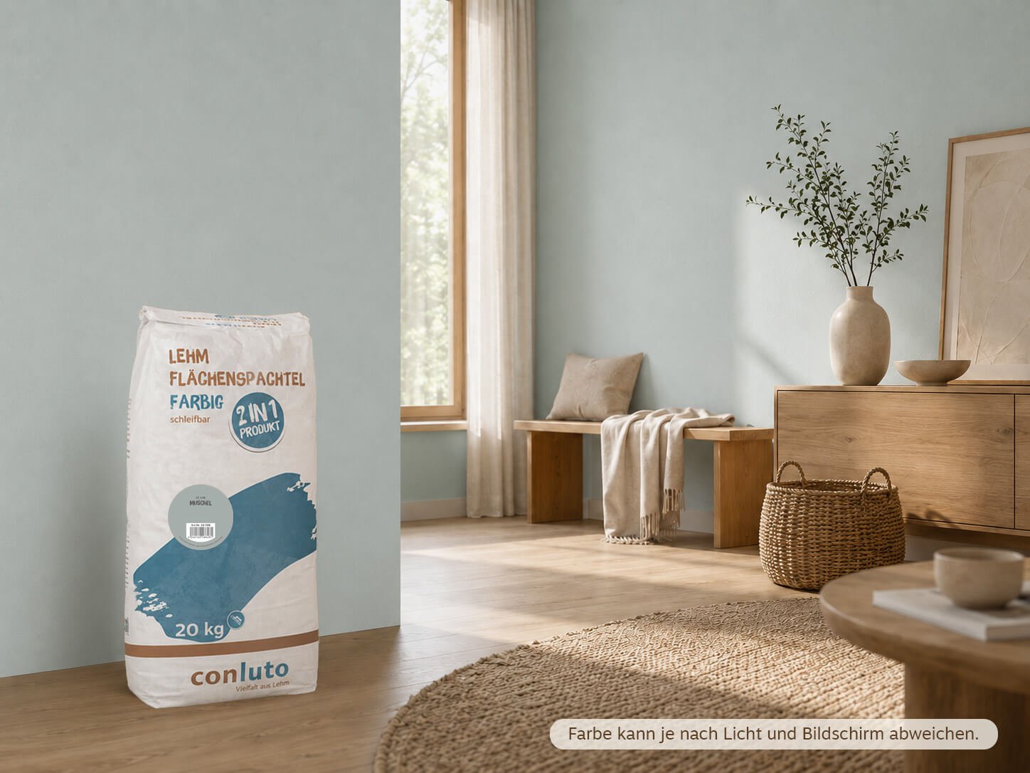 Naturbaustoffladen | Naturfarben Freiburg _ conluto Lehm Flächenspachtel farbig