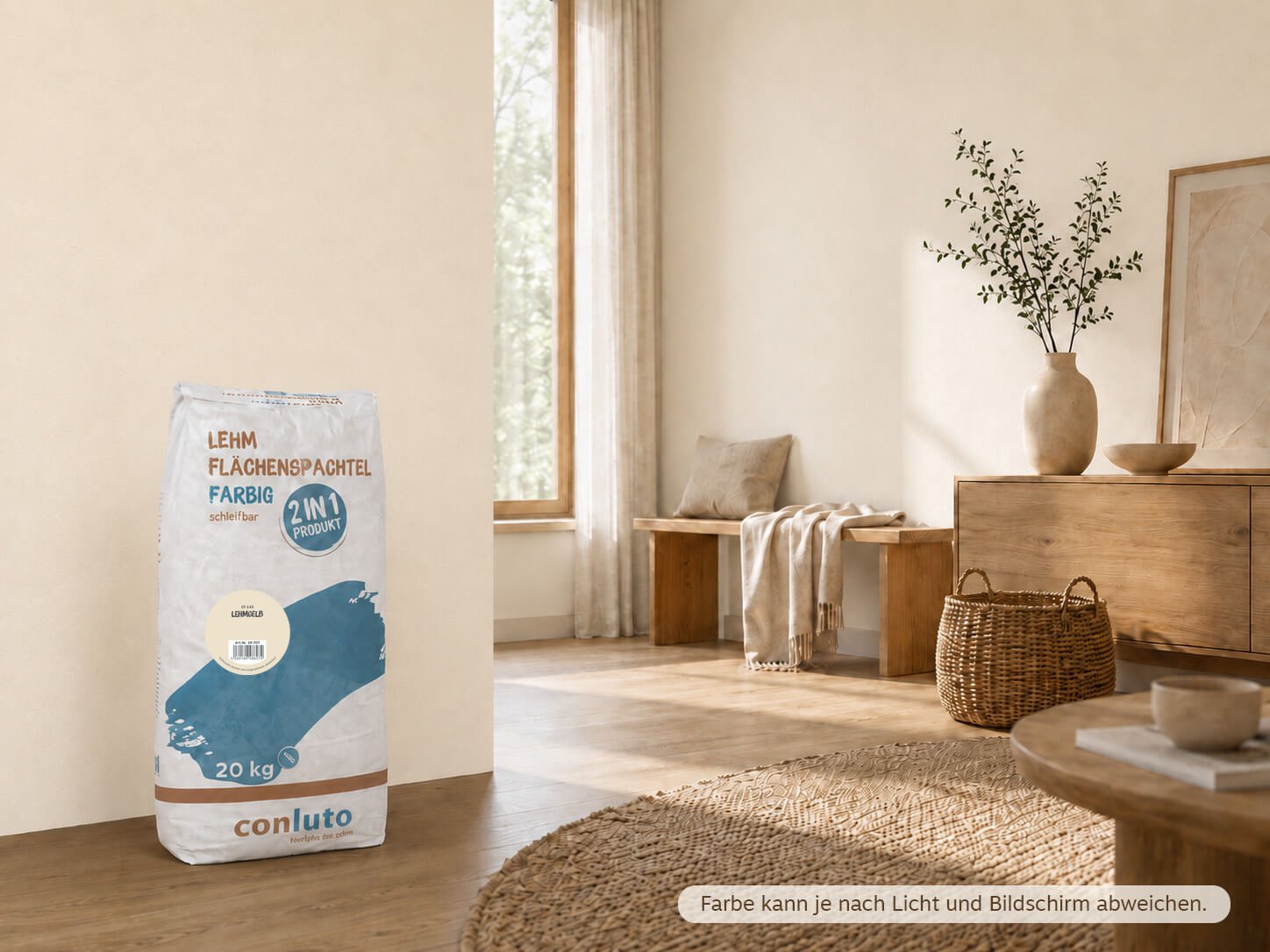 Naturbaustoffladen | Naturfarben Freiburg _ conluto Lehm Flächenspachtel farbig