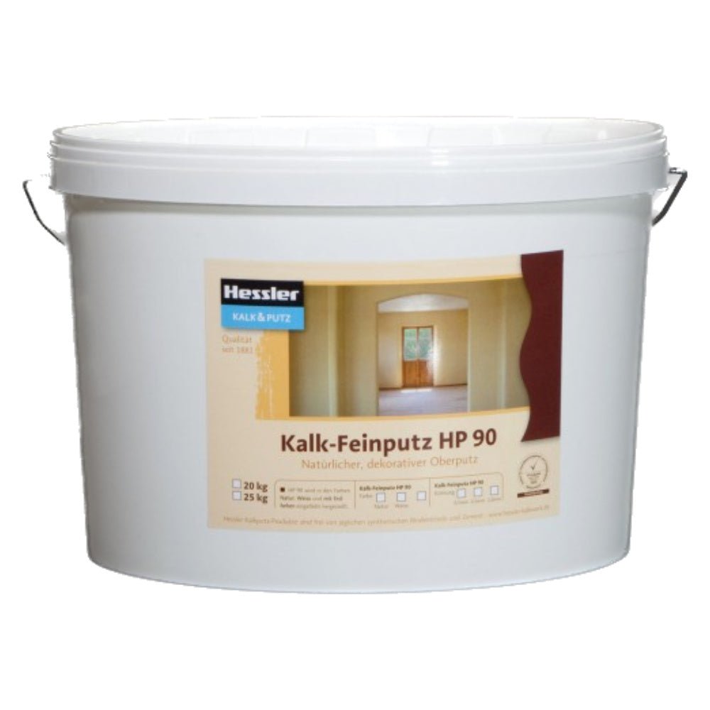 Naturbaustoffladen | Naturfarben Freiburg _ Hessler Kalkputz HP 90 Naturkalk - Edelputz _ 0,5mm