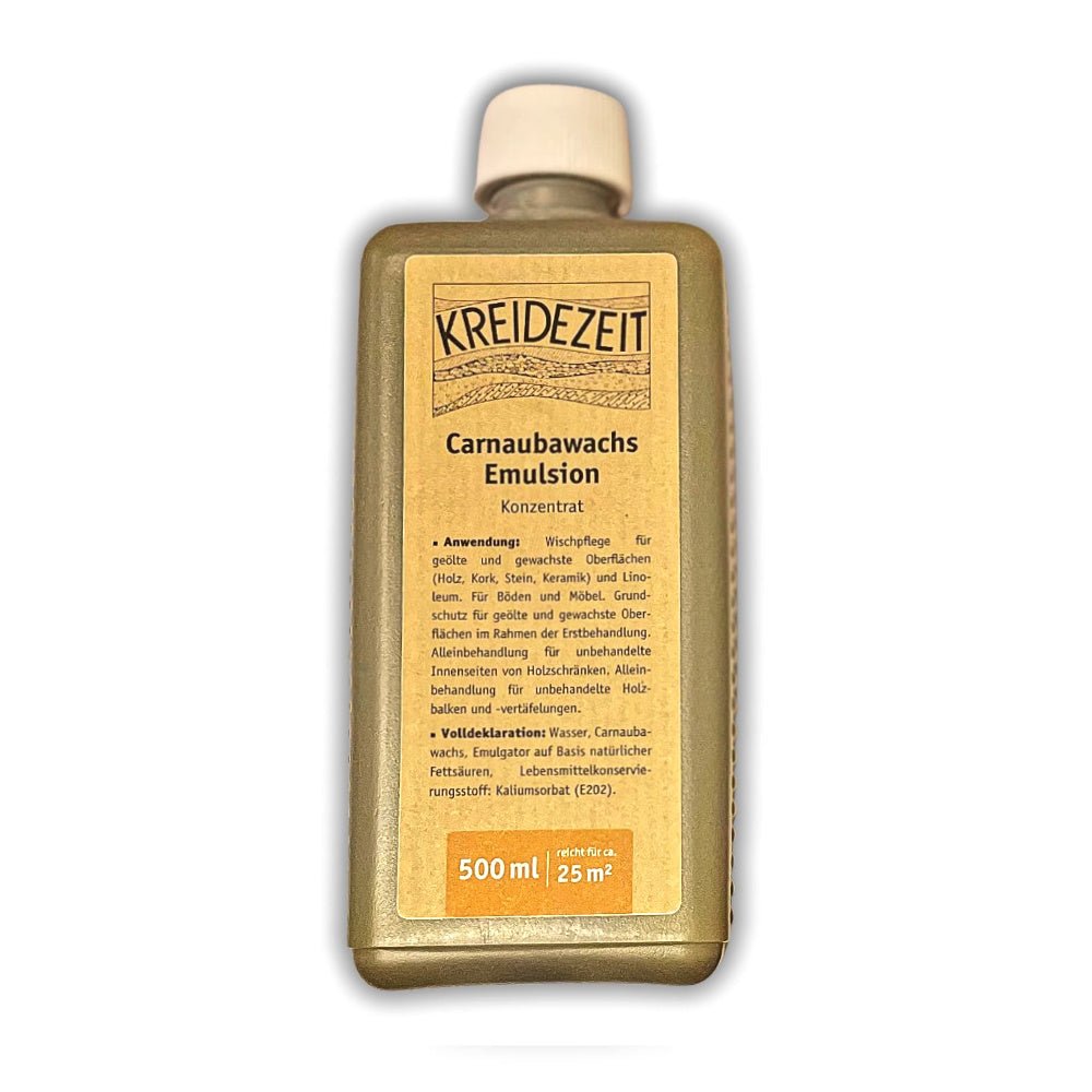 Naturbaustoffladen | Naturfarben Freiburg _ KREIDEZEIT Carnaubawachs Emulsion - Konzentrat - 