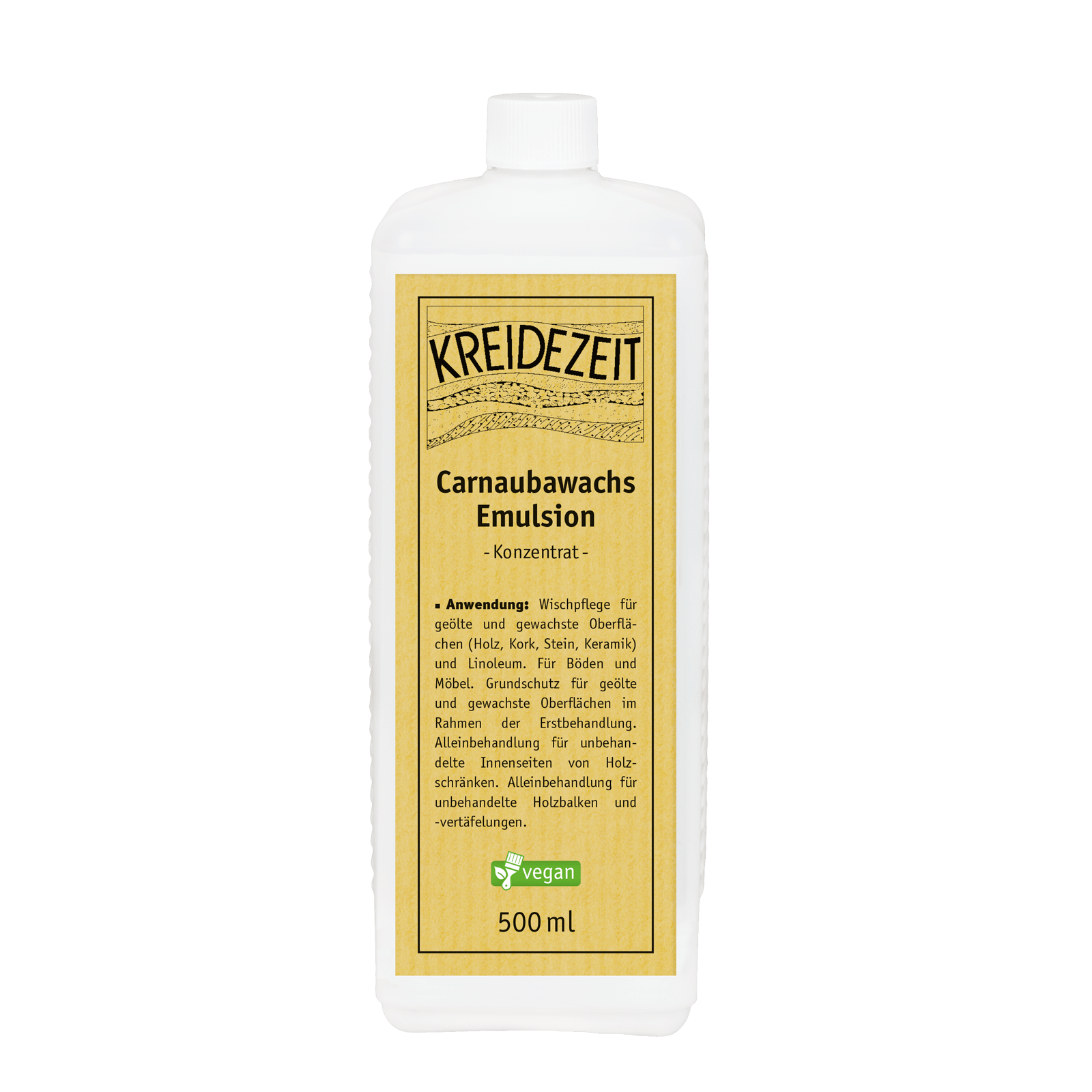 Naturbaustoffladen | Naturfarben Freiburg _ KREIDEZEIT Carnaubawachs Emulsion - Konzentrat - 