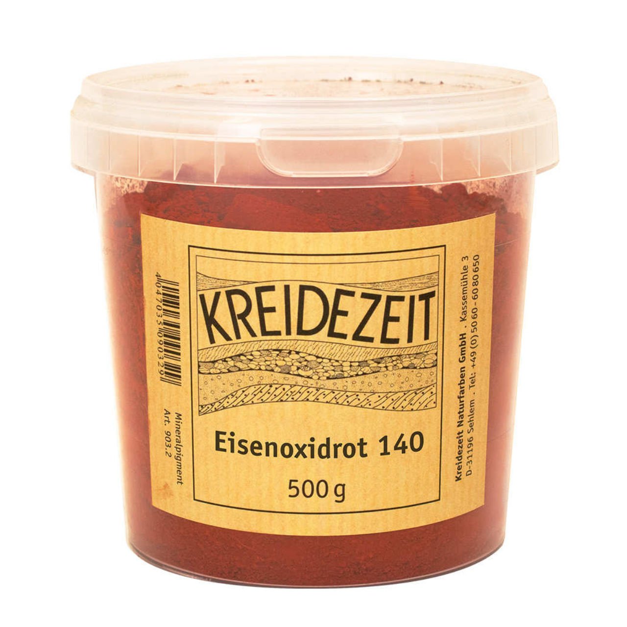 Naturbaustoffladen | Naturfarben Freiburg _ KREIDEZEIT Eisenoxidrot 140