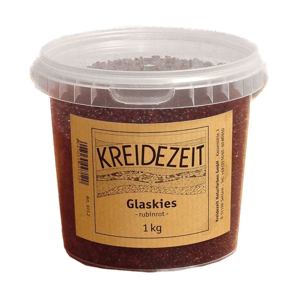 Naturbaustoffladen | Naturfarben Freiburg _ KREIDEZEIT Glaskies rubinrot