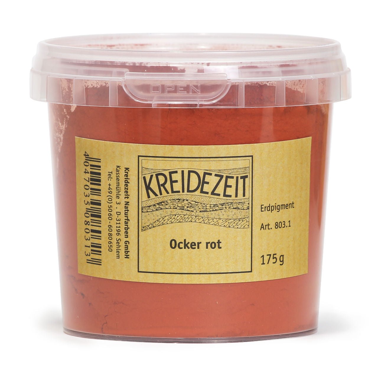 Naturbaustoffladen | Naturfarben Freiburg _ KREIDEZEIT Ocker rot
