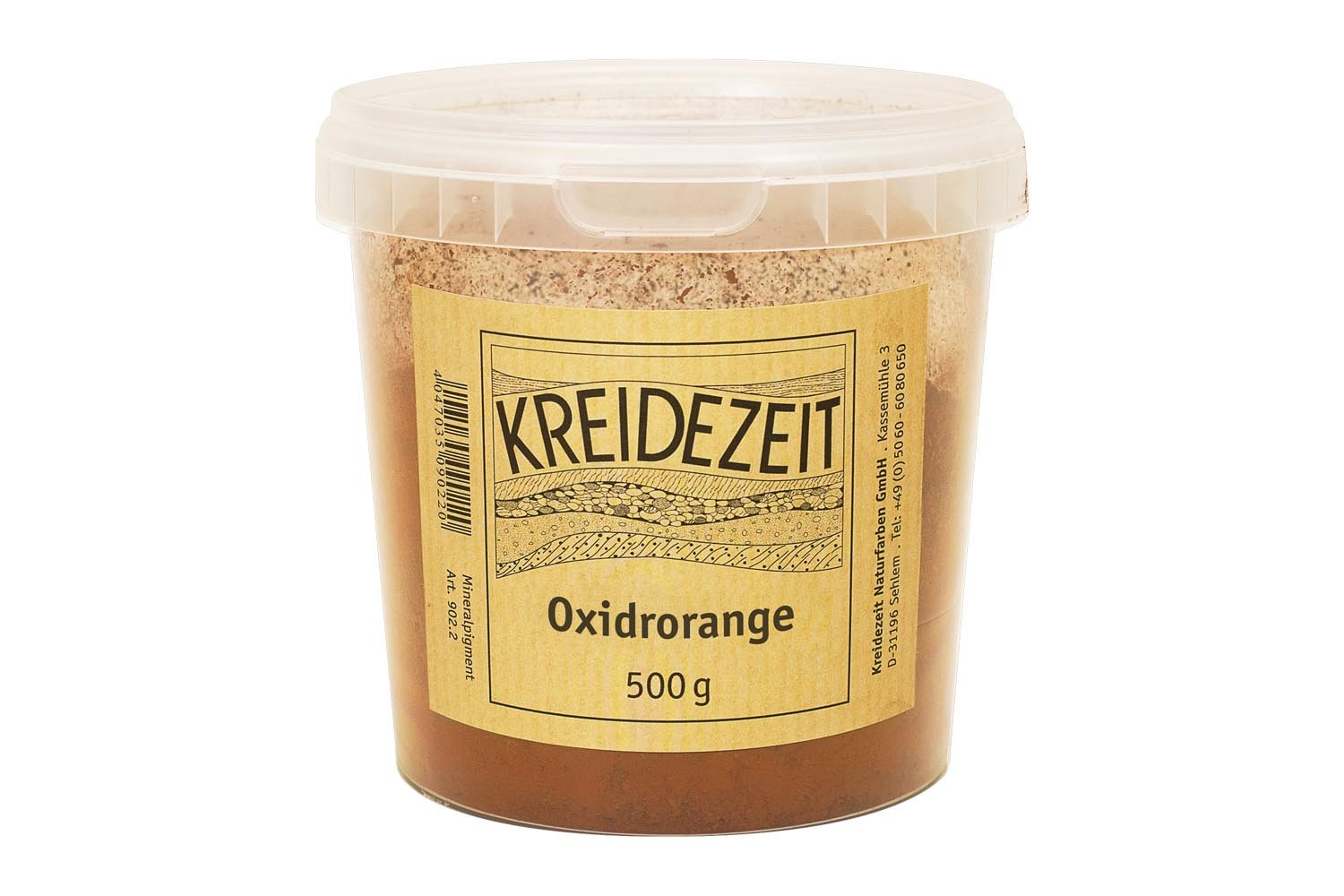 Naturbaustoffladen | Naturfarben Freiburg _ KREIDEZEIT Oxidorange