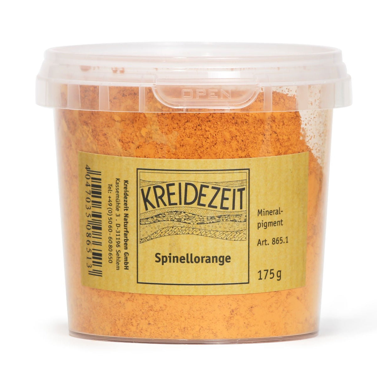 Naturbaustoffladen | Naturfarben Freiburg _ KREIDEZEIT Spinellorange