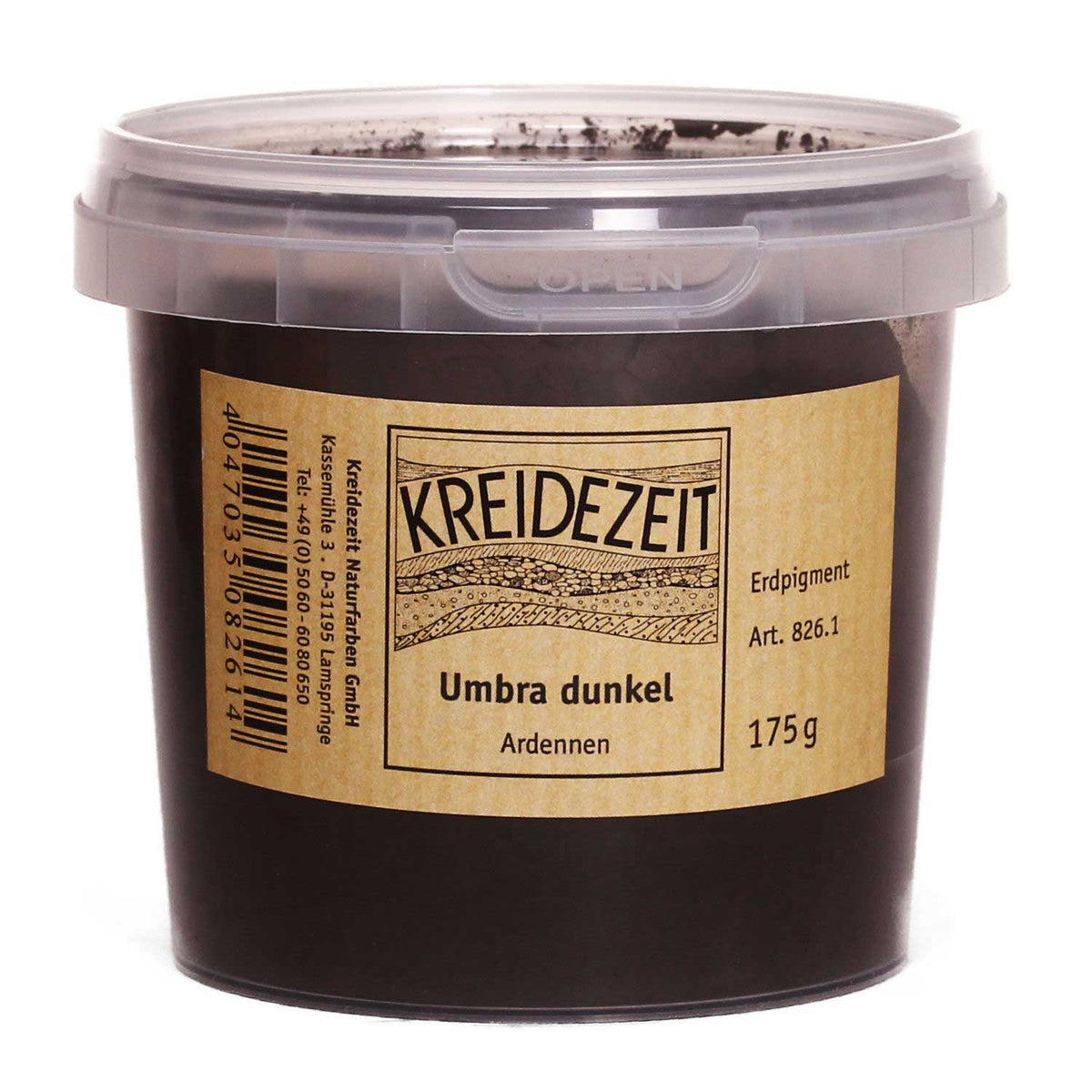 Naturbaustoffladen | Naturfarben Freiburg _ KREIDEZEIT Umbra dunkel Ardennen