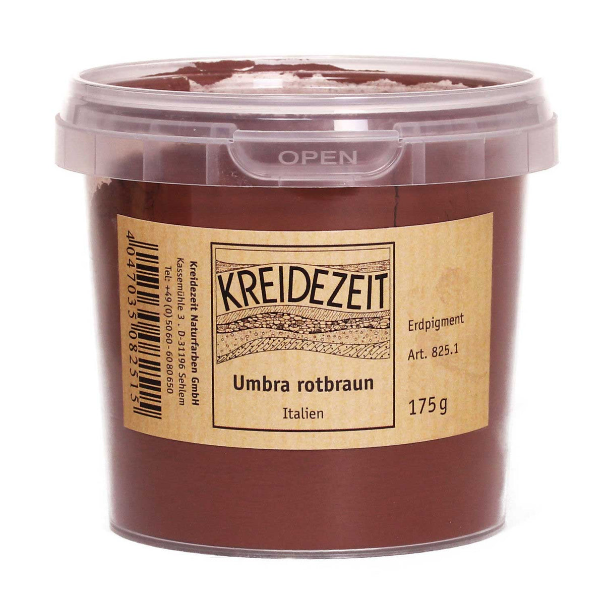 Naturbaustoffladen | Naturfarben Freiburg _ KREIDEZEIT Umbra rotbraun Italien