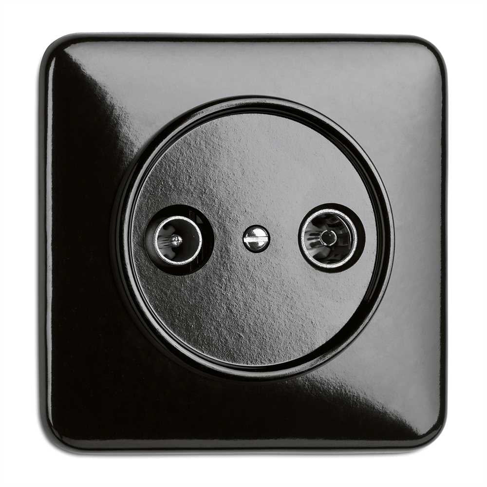 Naturbaustoffladen | Naturfarben Freiburg _ THPG Antennensteckdose Kabel BAKELIT®