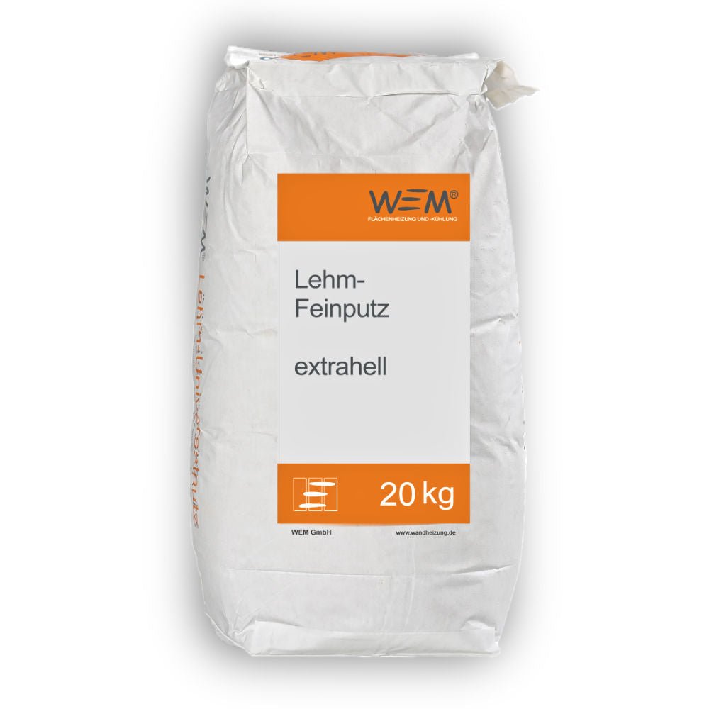 Naturbaustoffladen | Naturfarben Freiburg _ WEM Lehm - Feinputz extrahell | Lehmputz