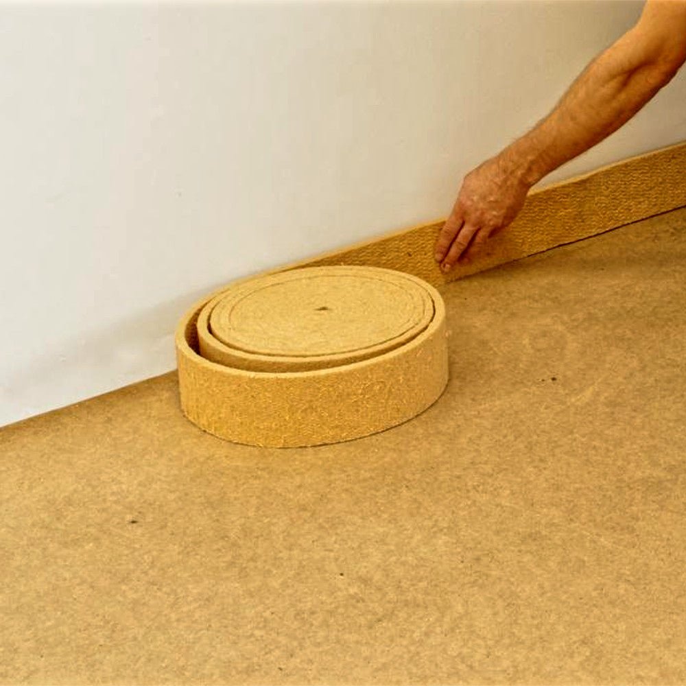 Naturbaustoffladen | Naturfarben Freiburg _ WEM Randdämmstreifen Holzfaser | für Bodenheizung